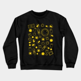 Vintage Analogue Synthesizer Controls Crewneck Sweatshirt